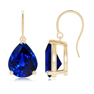 Pear Lab-Grown Lab Grown Blue Sapphire