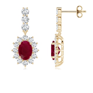 Oval A Ruby