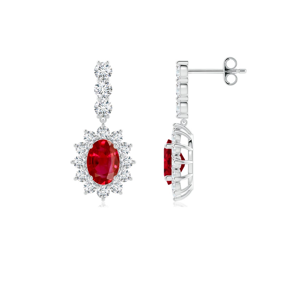 Ruby Rd Jewelry Shop Ruby Dangle Earrings for Women | Angara