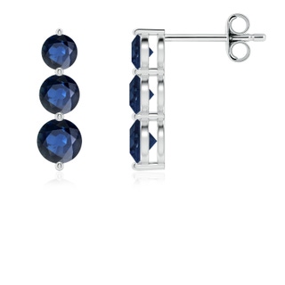 Round AA Blue Sapphire