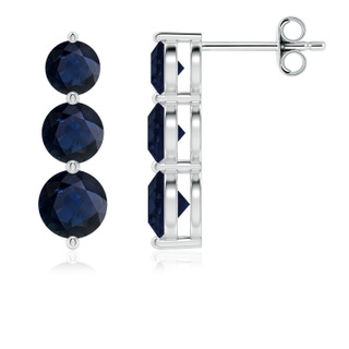 Round A Blue Sapphire