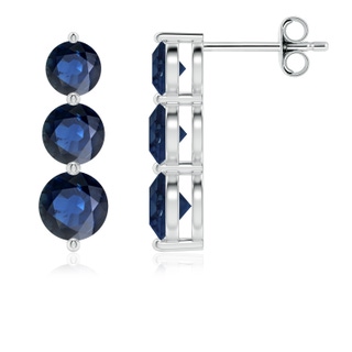 Round AA Blue Sapphire