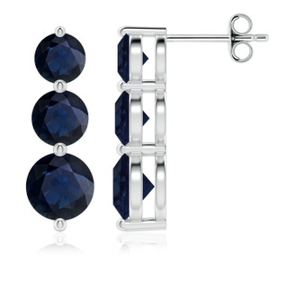 Round A Blue Sapphire