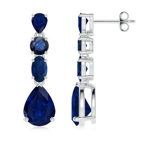 Pear AA Blue Sapphire