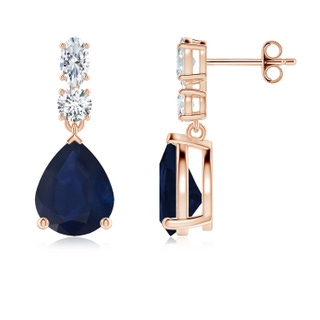 Pear A Blue Sapphire