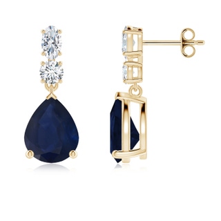 Pear A Blue Sapphire