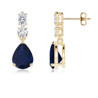 Pear A Blue Sapphire