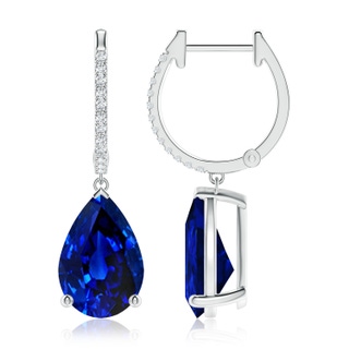 Pear Lab-Grown Lab Grown Blue Sapphire