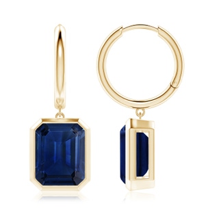 Emerald Cut AAA Blue Sapphire