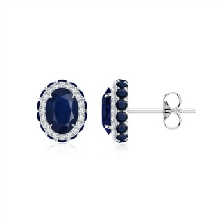 Oval A Blue Sapphire