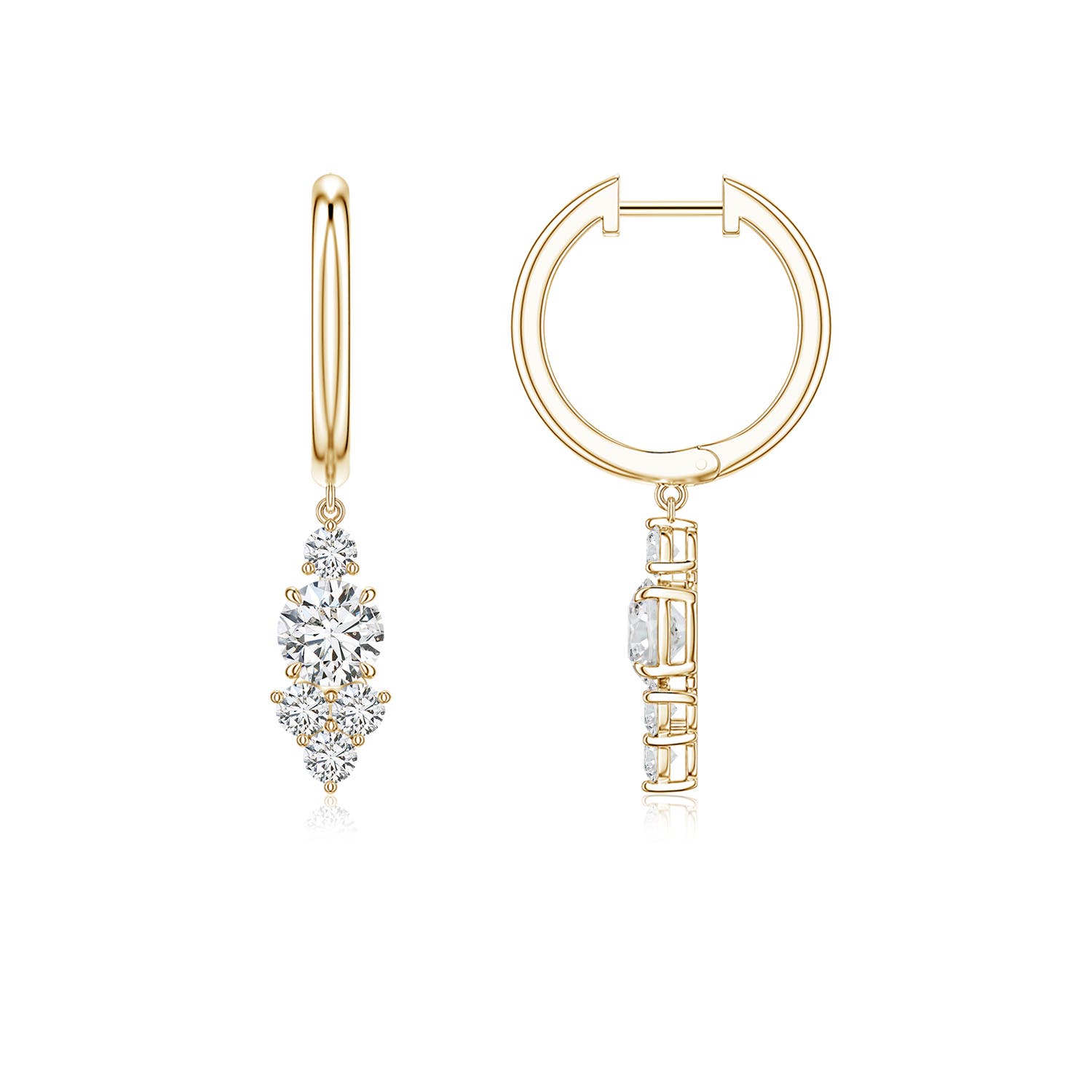 5mm HSI2 SE2348D-YGE-HSI2-5 in 18K Yellow Gold