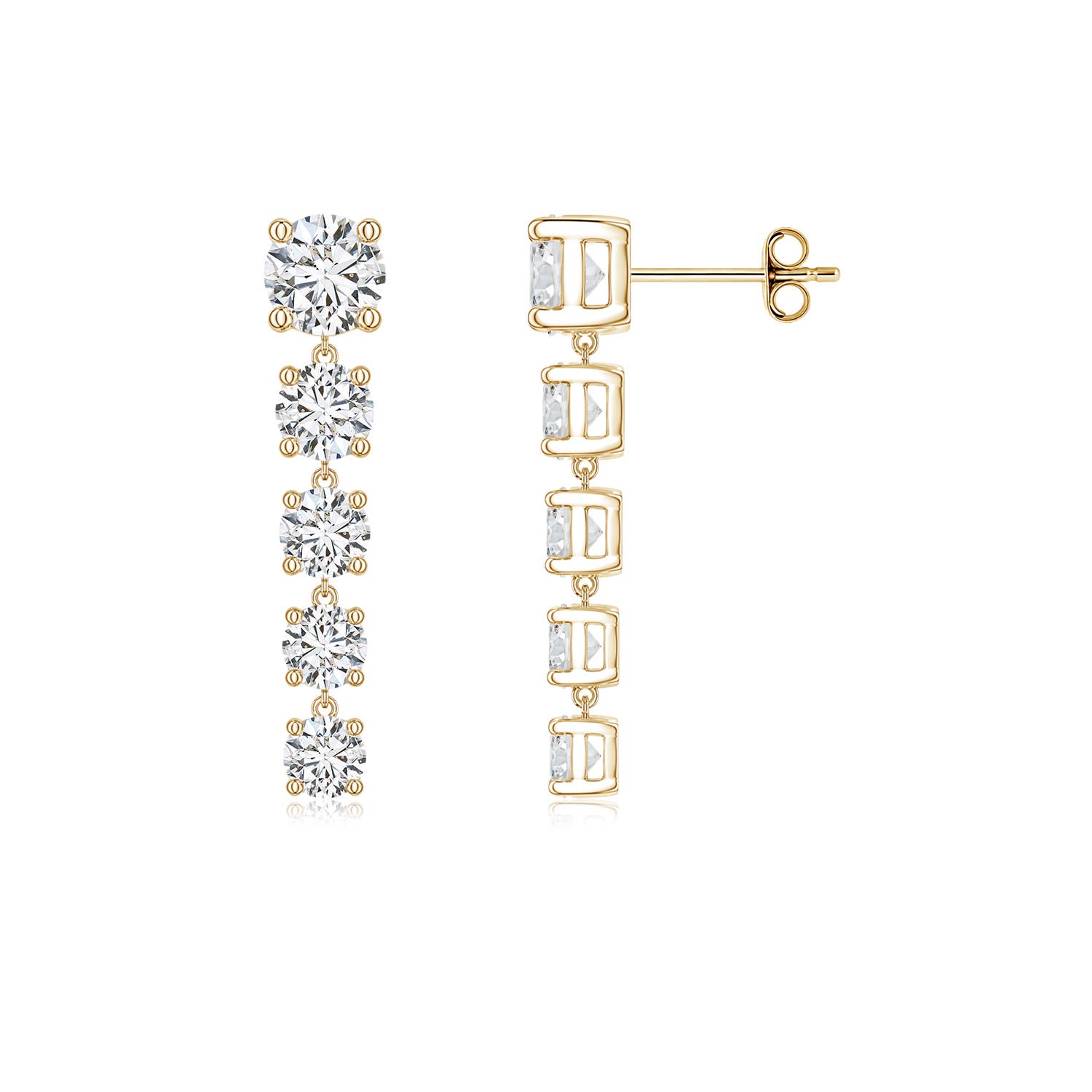 5mm HSI2 SE2364D-YG-HSI2-5 in Yellow Gold