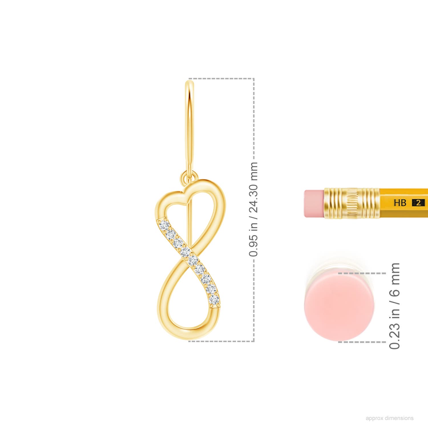 G, VS2 / 0.06 CT / 14 KT Yellow Gold