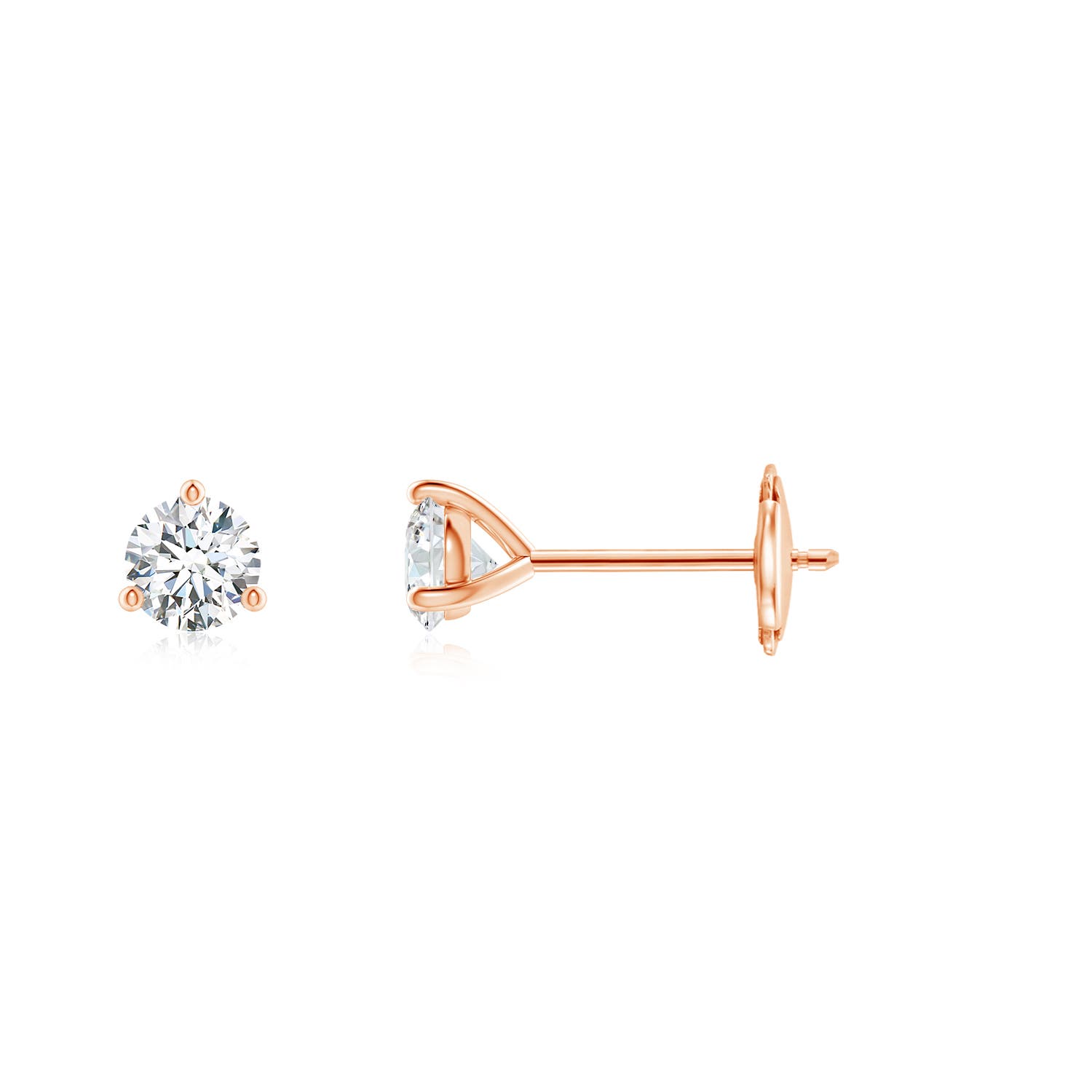 G, VS2 / 0.25 CT / 14 KT Rose Gold