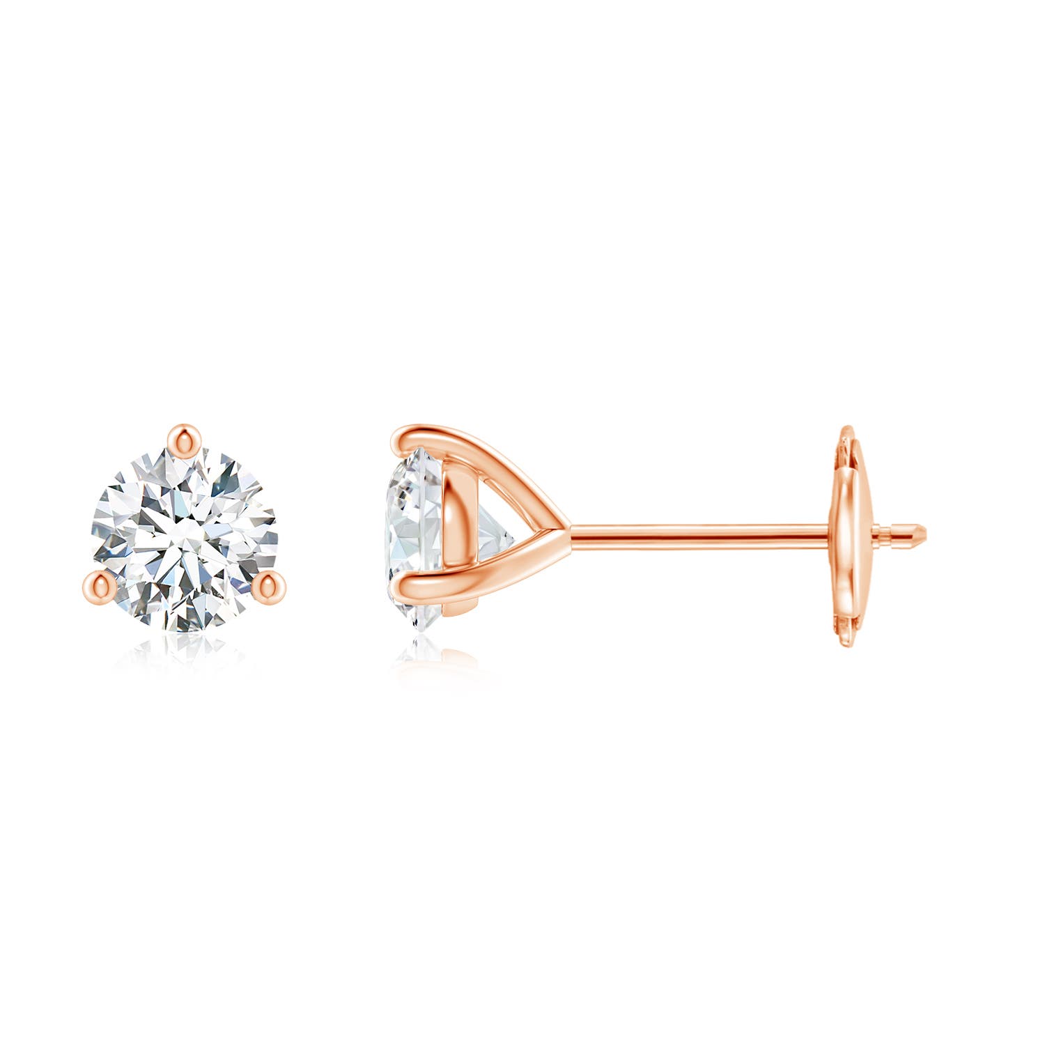 G, VS2 / 0.76 CT / 14 KT Rose Gold