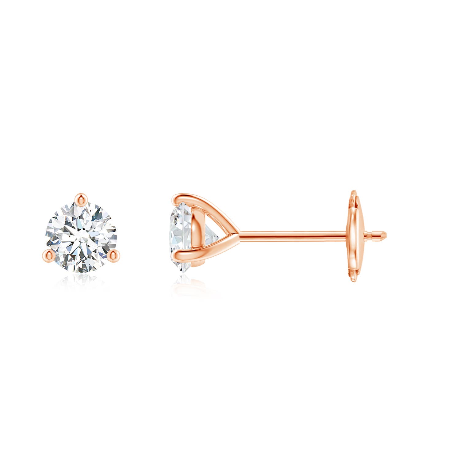 G, VS2 / 0.46 CT / 14 KT Rose Gold