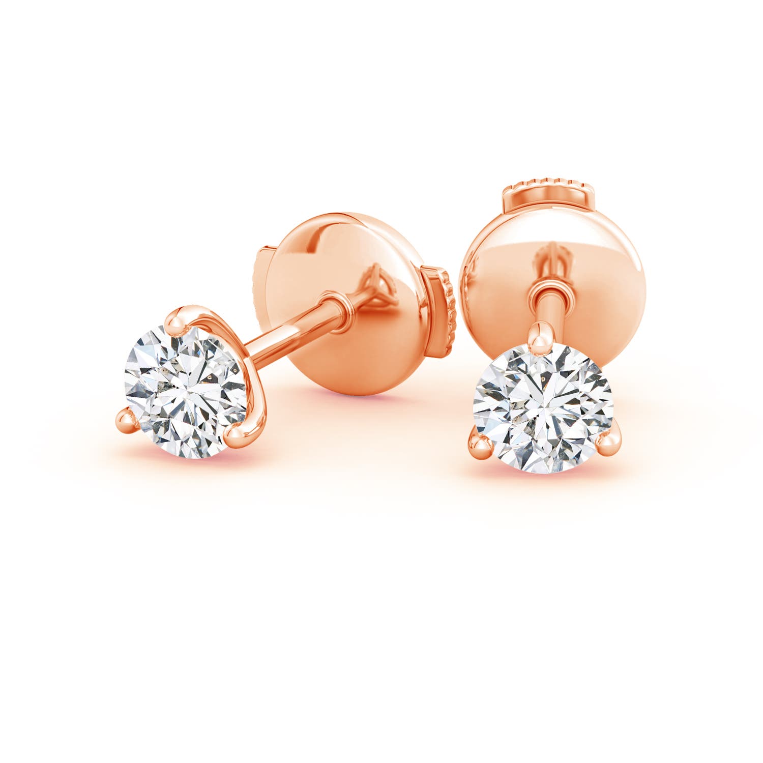 H, SI2 / 0.76 CT / 14 KT Rose Gold