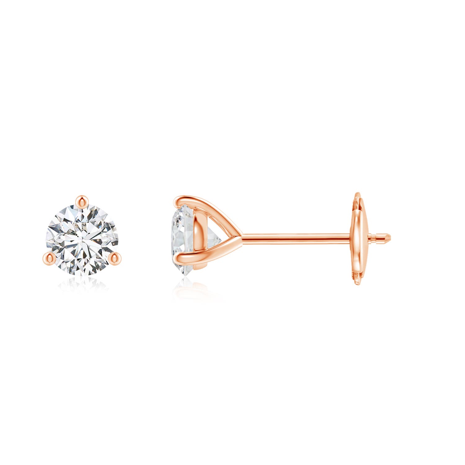 H, SI2 / 0.46 CT / 14 KT Rose Gold