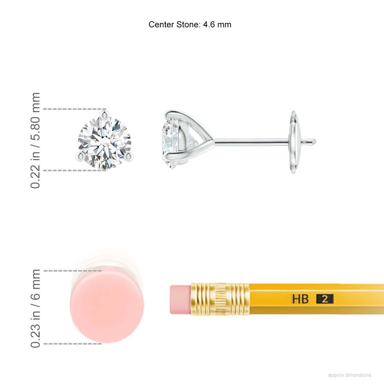 G, VS2 / 0.76 CT / 14 KT White Gold