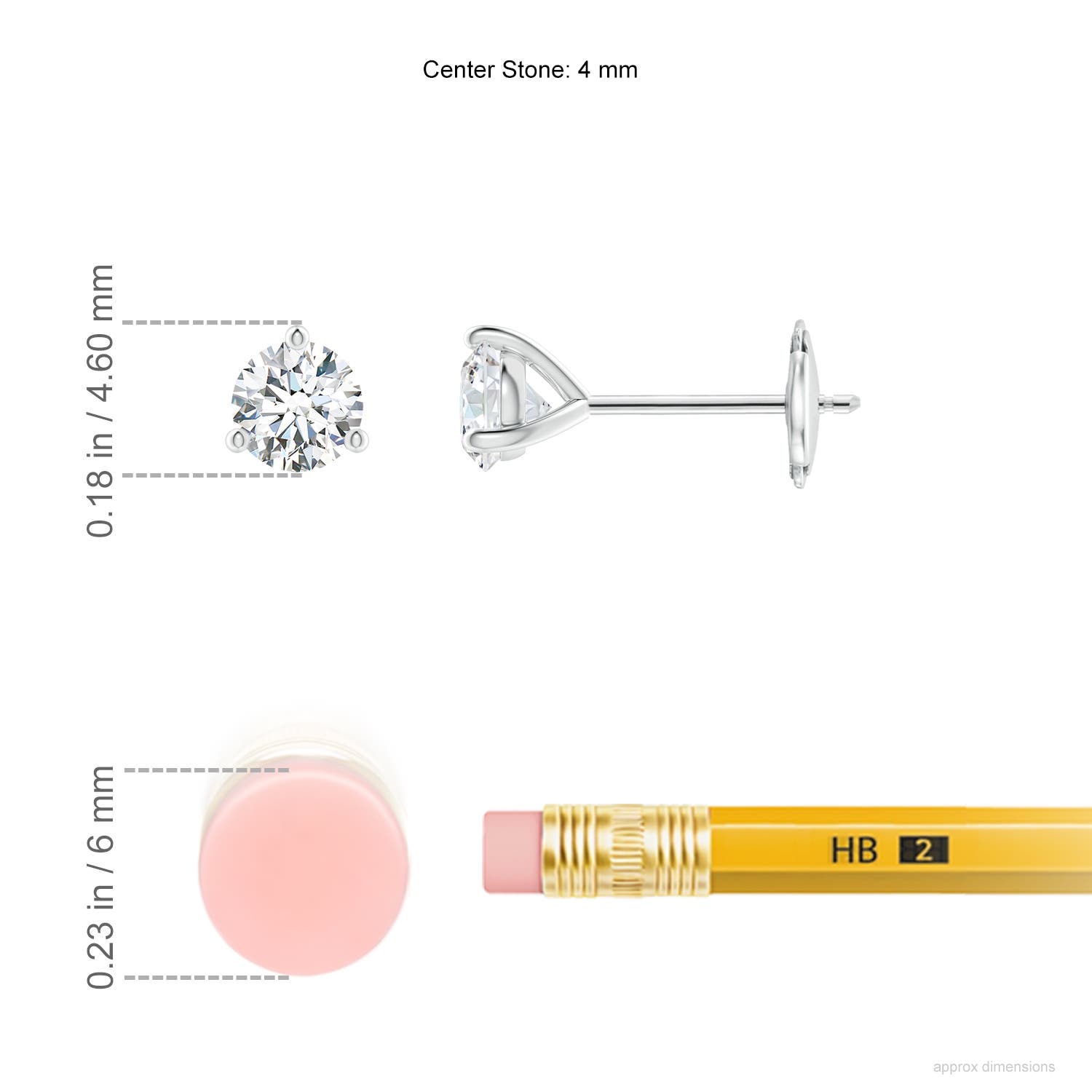 G, VS2 / 0.46 CT / 14 KT White Gold