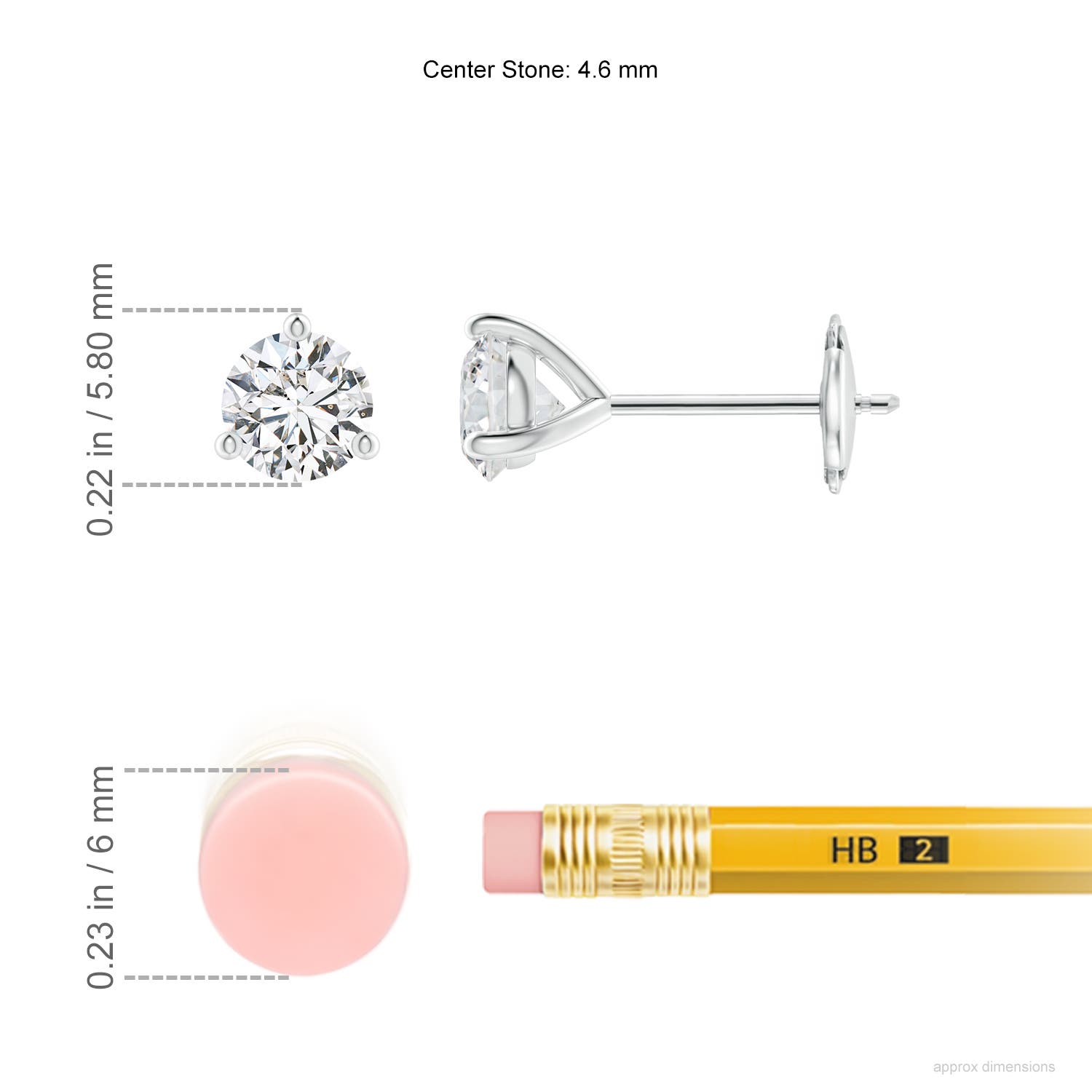 H, SI2 / 0.76 CT / 14 KT White Gold