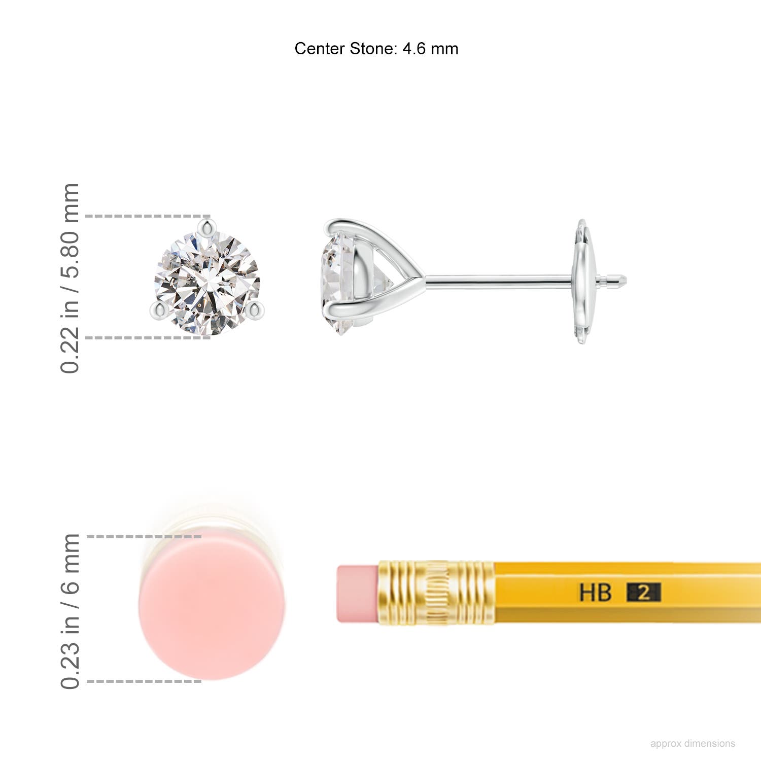 I-J, I1-I2 / 0.76 CT / 14 KT White Gold