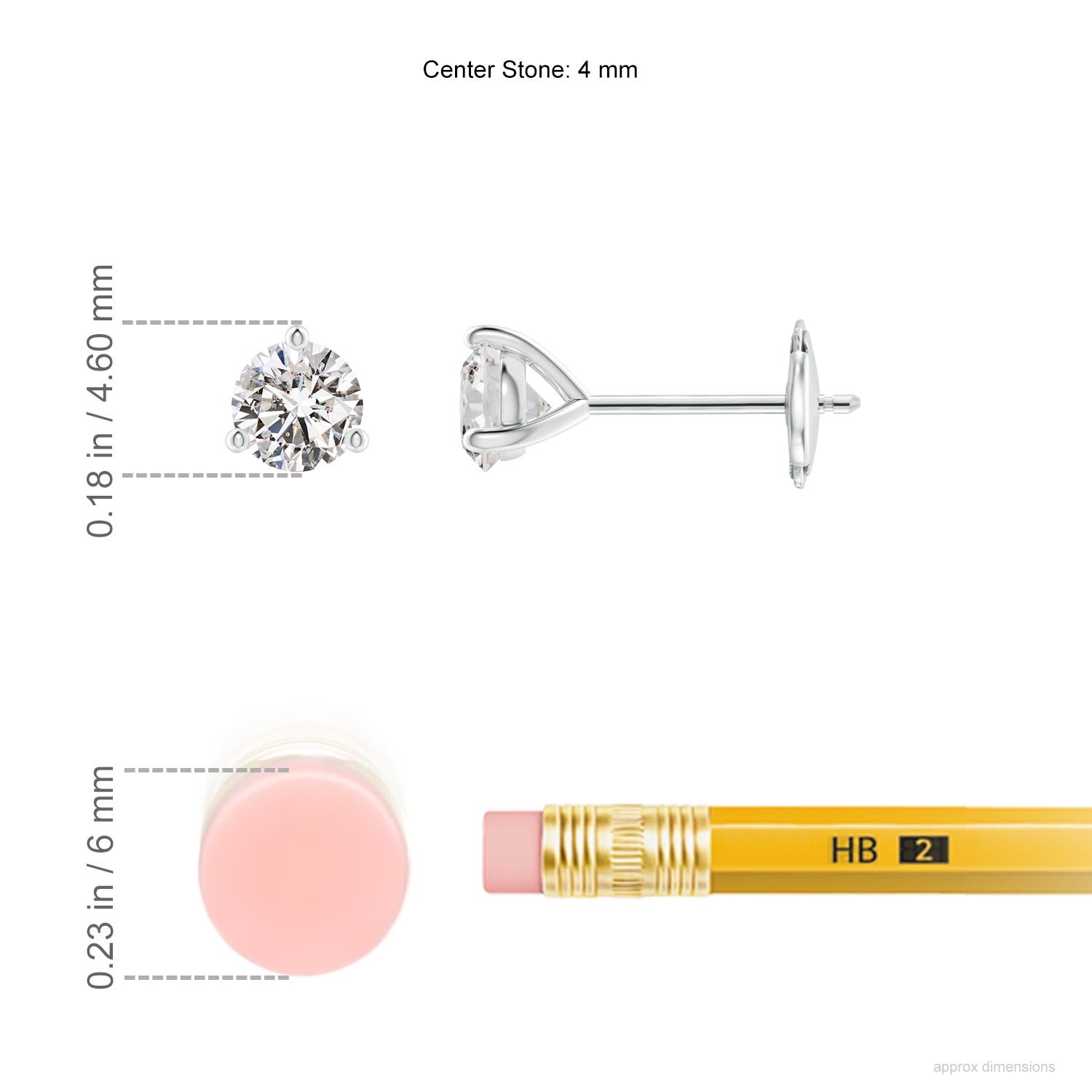 I-J, I1-I2 / 0.46 CT / 14 KT White Gold