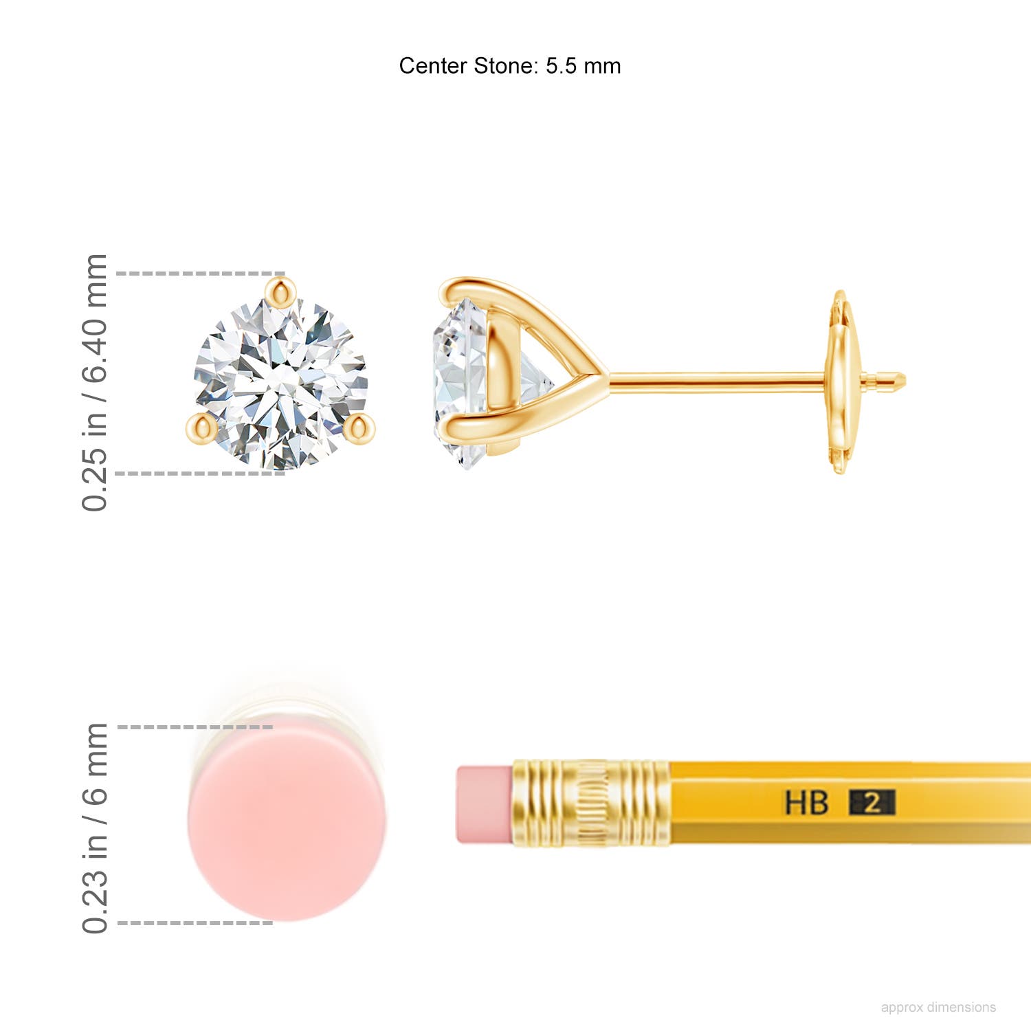 G, VS2 / 1.26 CT / 14 KT Yellow Gold