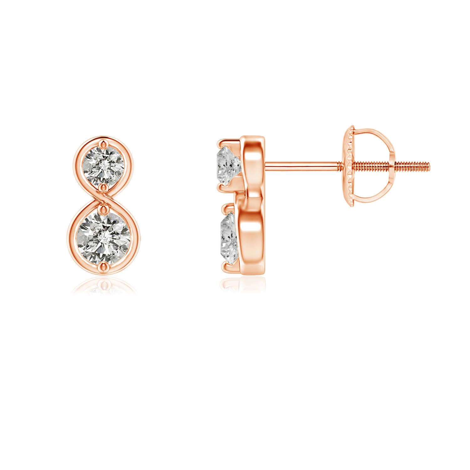 K, I3 / 0.27 CT / 14 KT Rose Gold