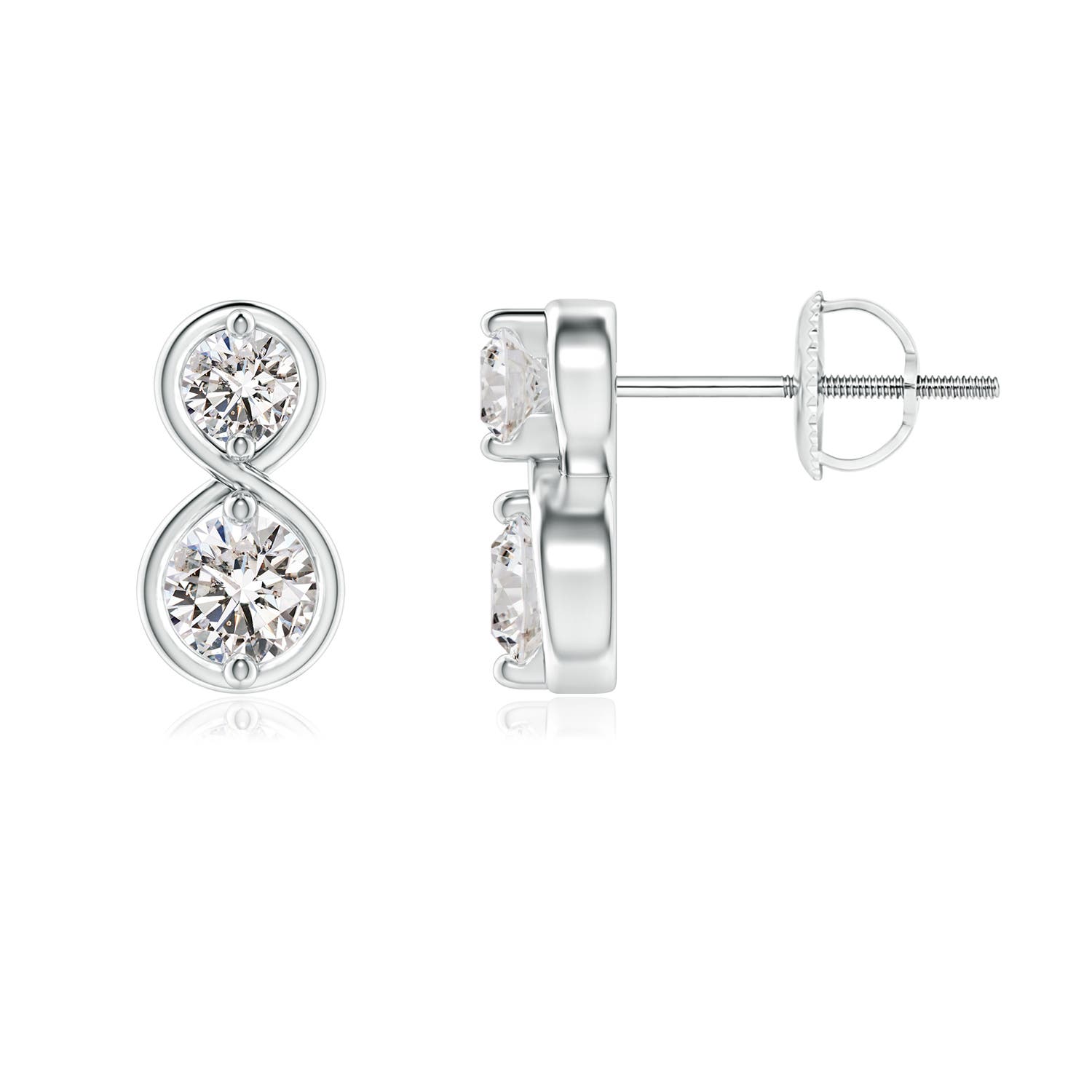 I-J, I1-I2 / 0.37 CT / 14 KT White Gold