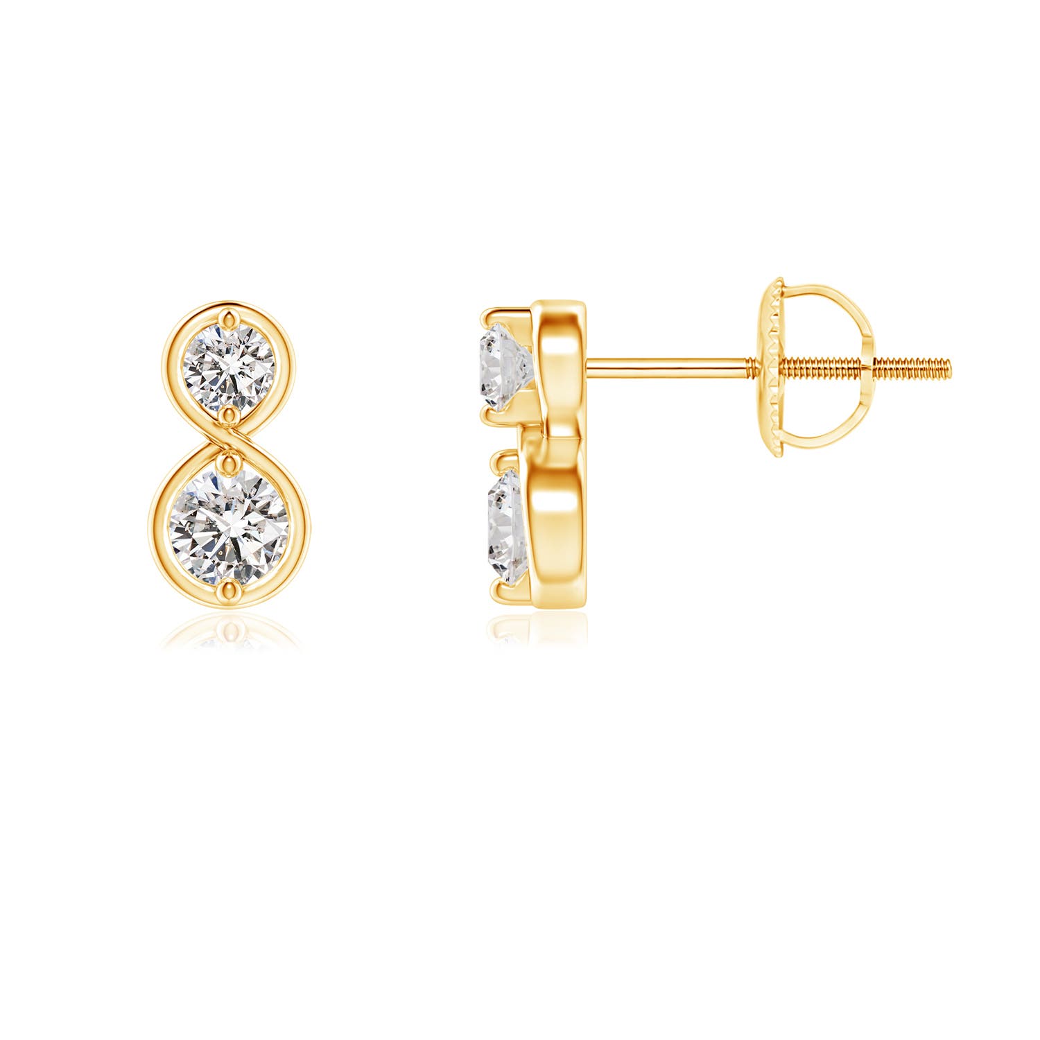 I-J, I1-I2 / 0.27 CT / 14 KT Yellow Gold