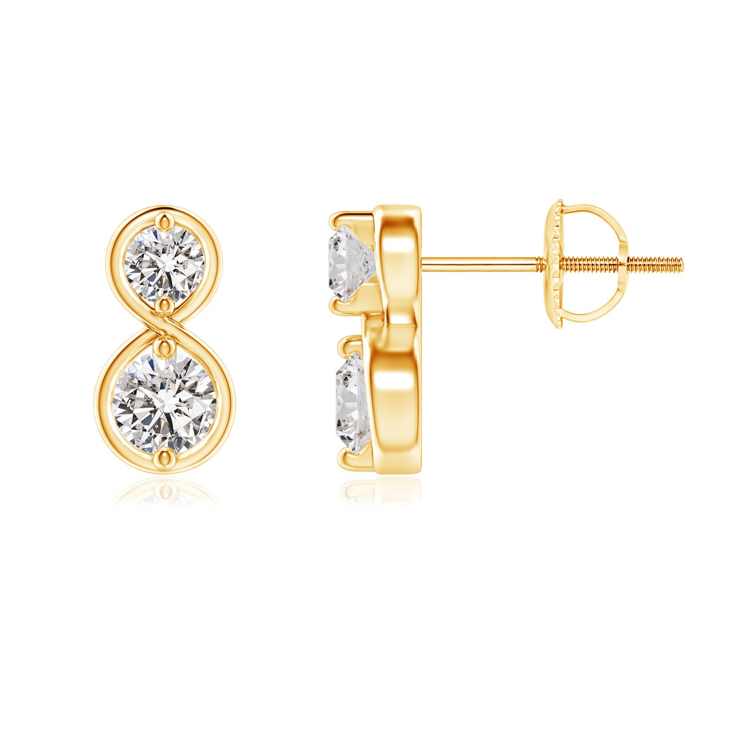 I-J, I1-I2 / 0.37 CT / 14 KT Yellow Gold