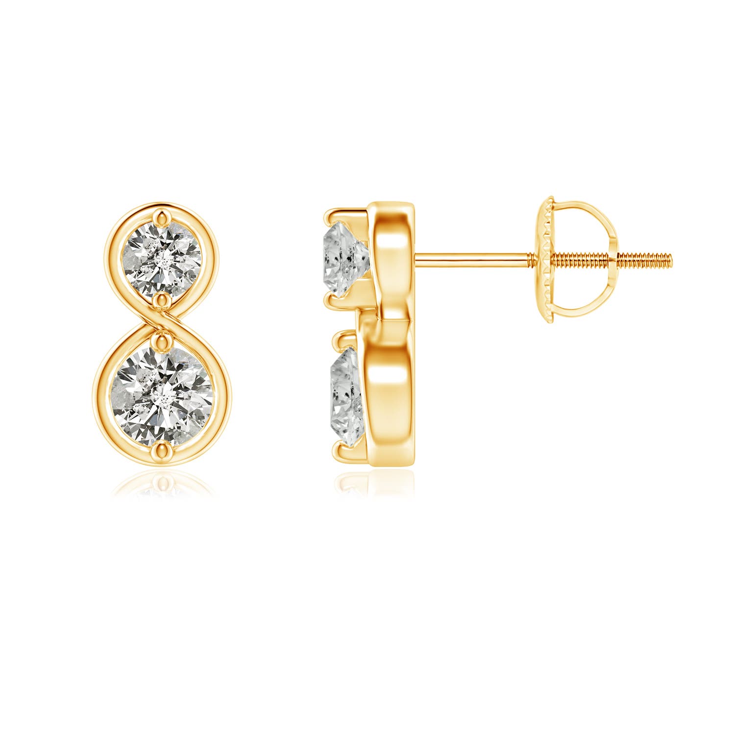 K, I3 / 0.37 CT / 14 KT Yellow Gold