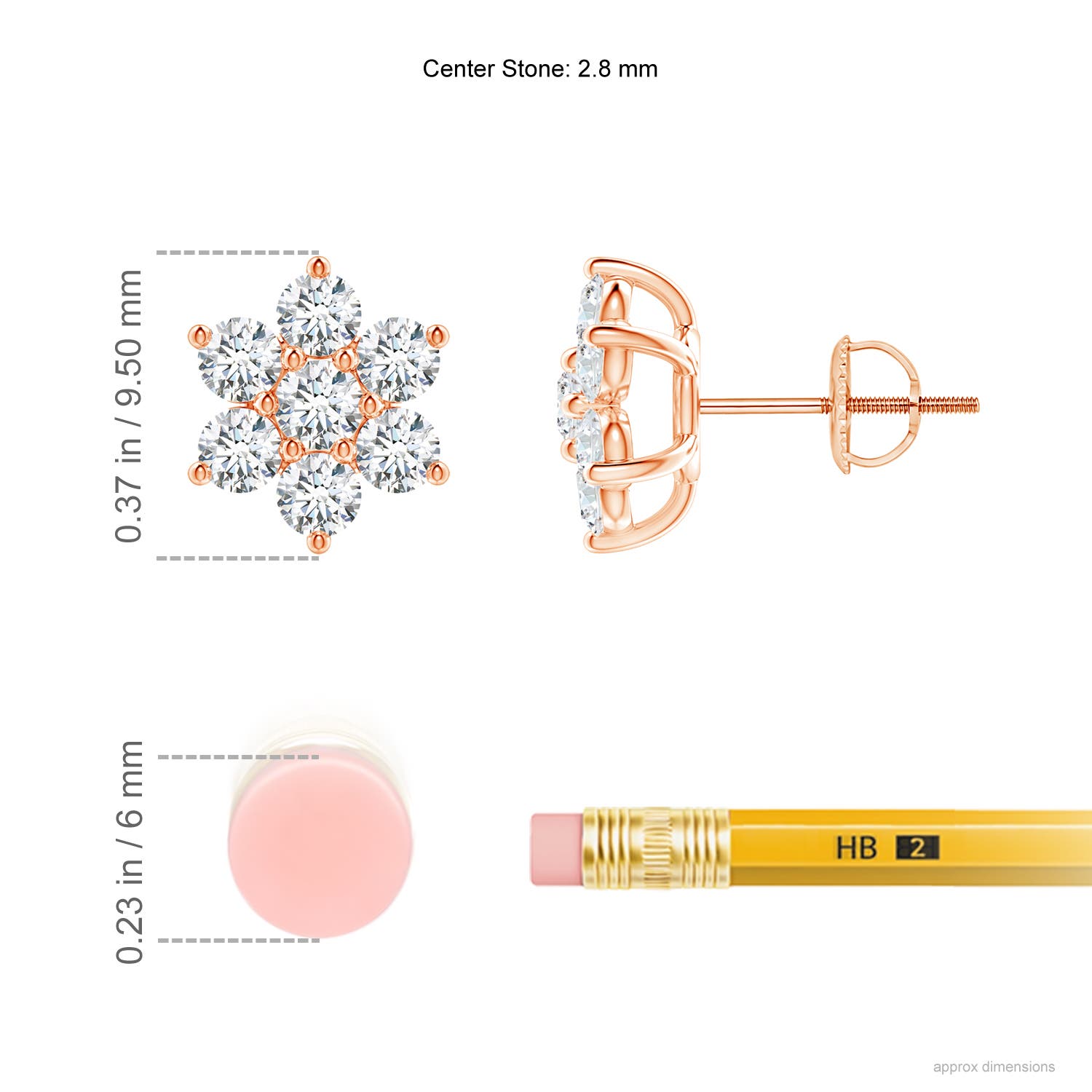 G, VS2 / 1 CT / 14 KT Rose Gold