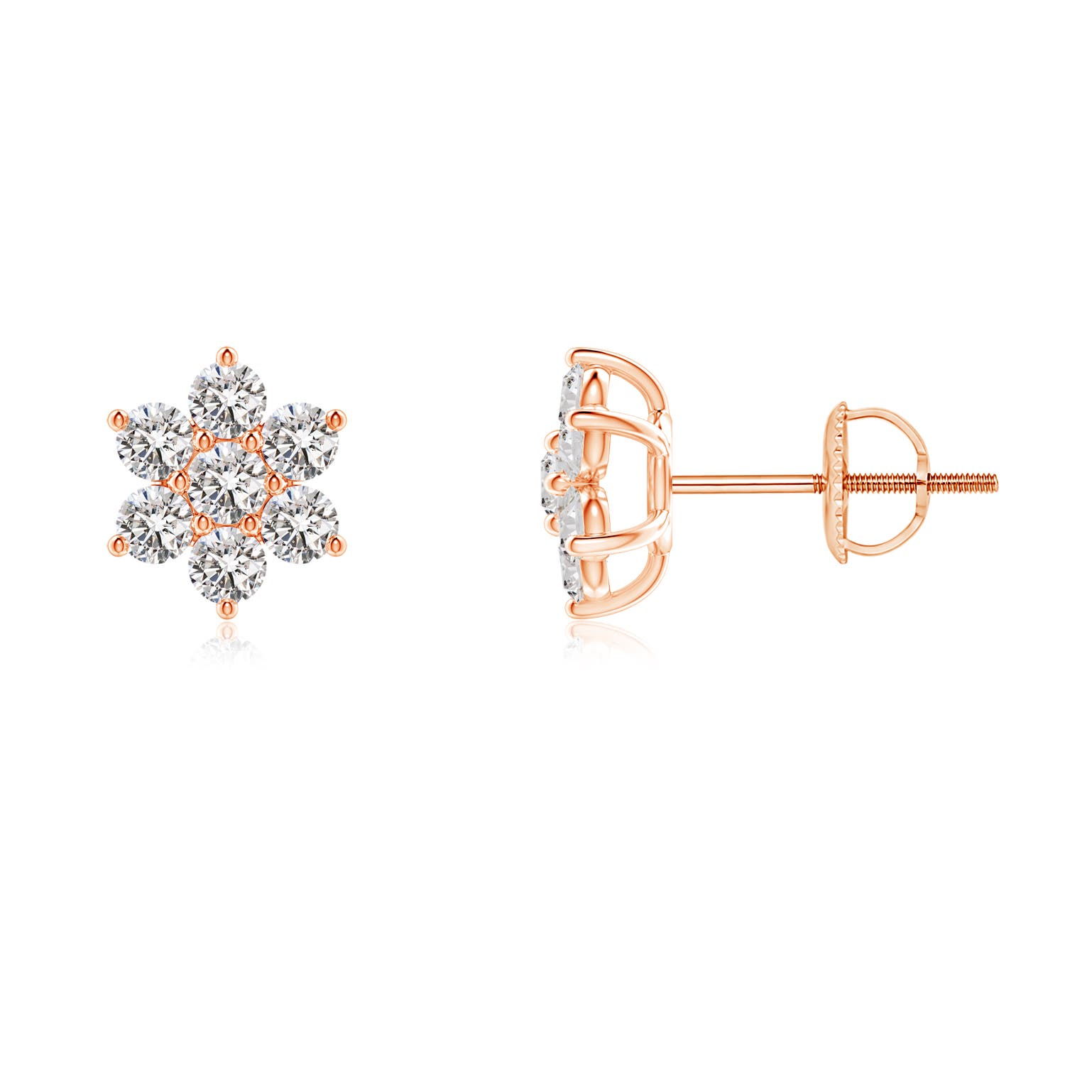 I-J, I1-I2 / 0.51 CT / 14 KT Rose Gold