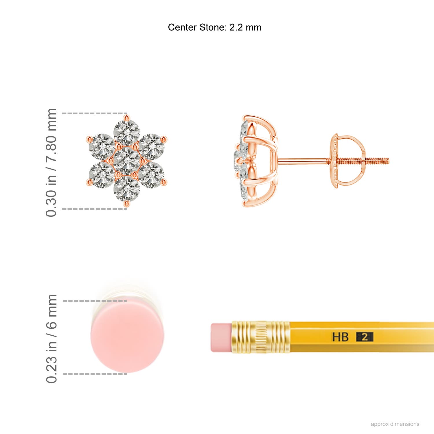 K, I3 / 0.51 CT / 14 KT Rose Gold