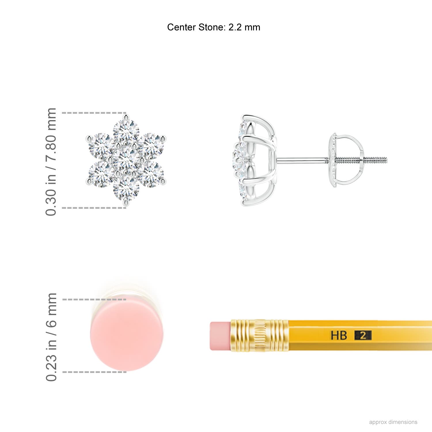 G, VS2 / 0.51 CT / 14 KT White Gold