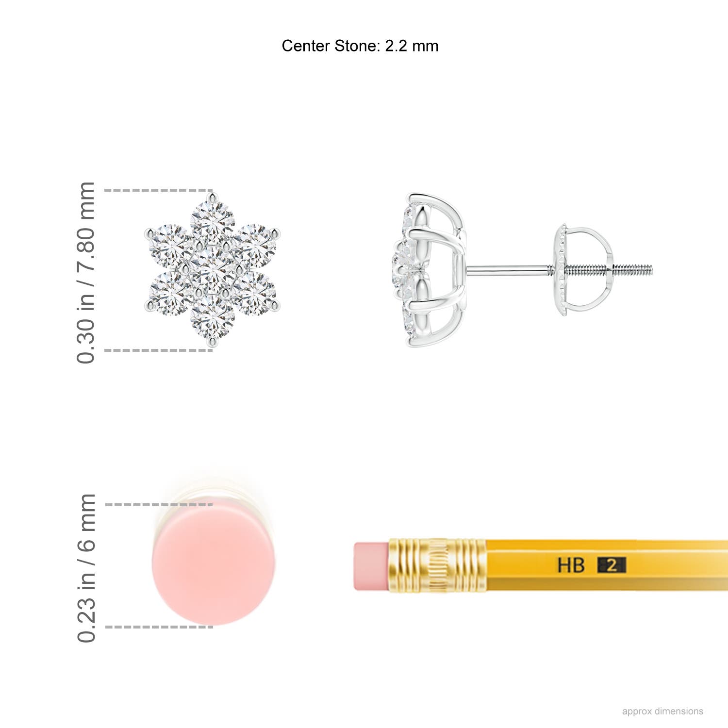 H, SI2 / 0.51 CT / 14 KT White Gold