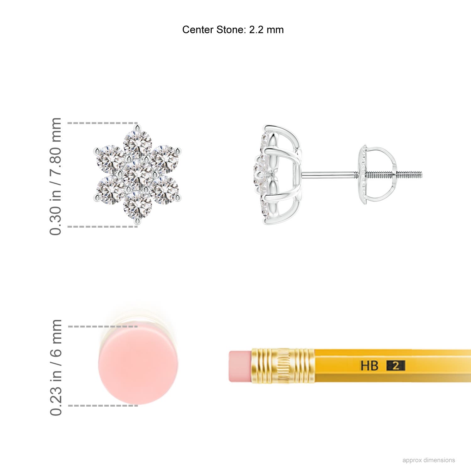 I-J, I1-I2 / 0.51 CT / 14 KT White Gold