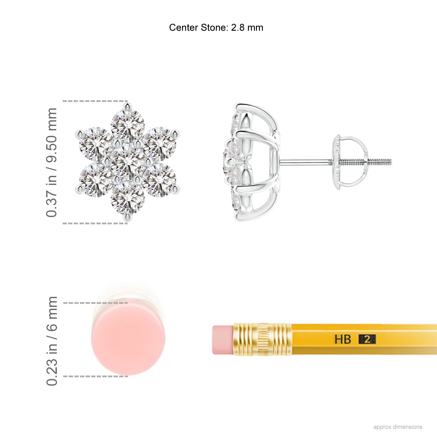 I-J, I1-I2 / 1 CT / 14 KT White Gold