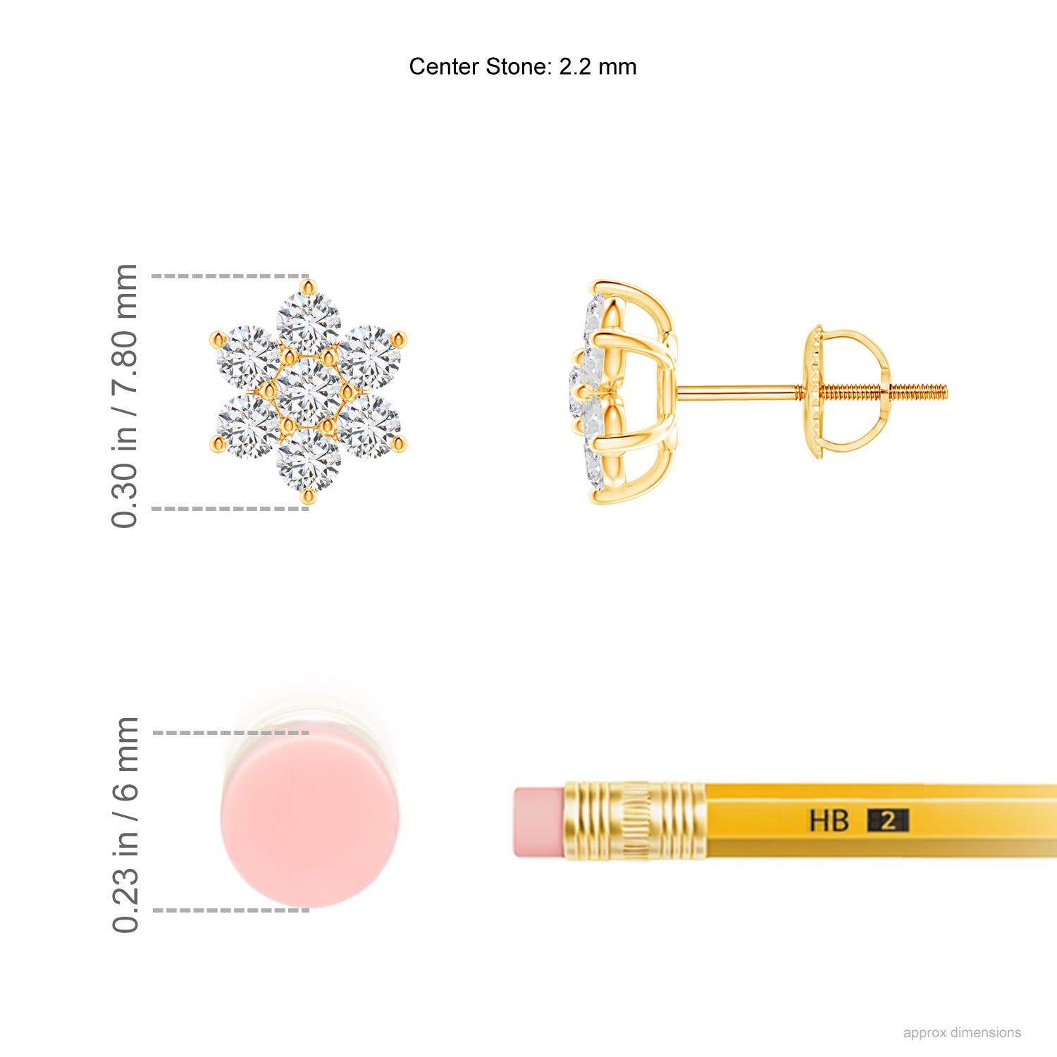 H, SI2 / 0.51 CT / 14 KT Yellow Gold