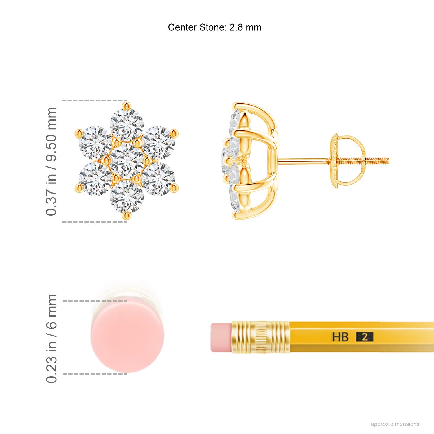 H, SI2 / 1 CT / 14 KT Yellow Gold