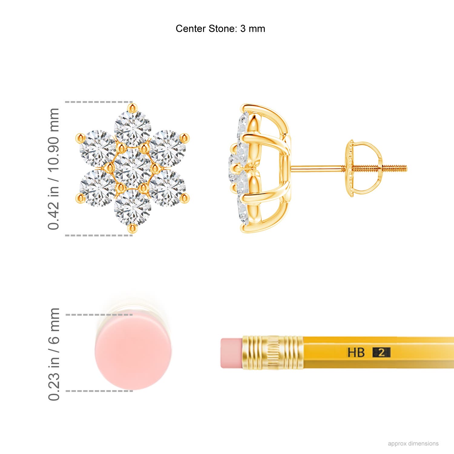 H, SI2 / 1.24 CT / 14 KT Yellow Gold