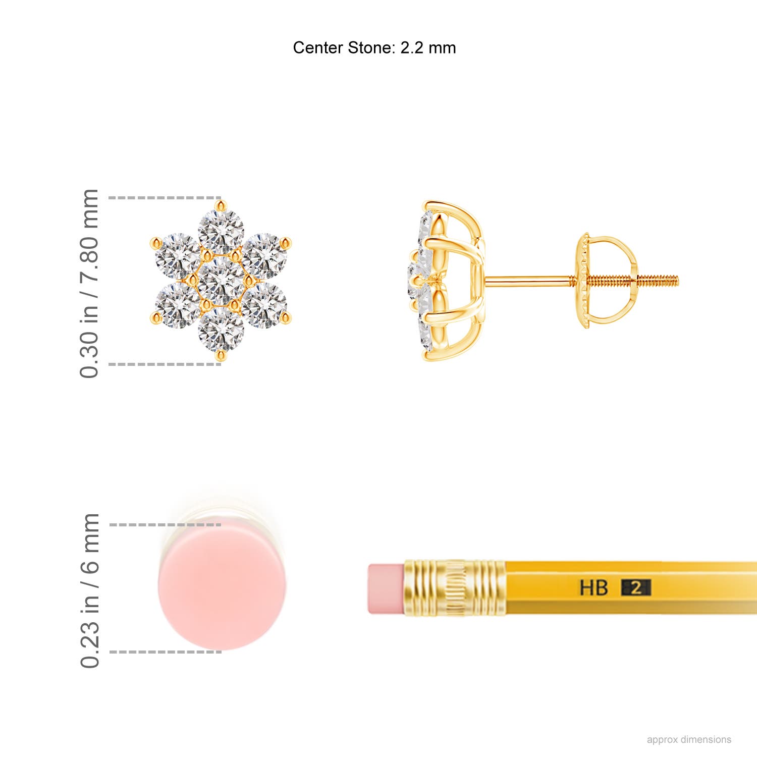 I-J, I1-I2 / 0.51 CT / 14 KT Yellow Gold