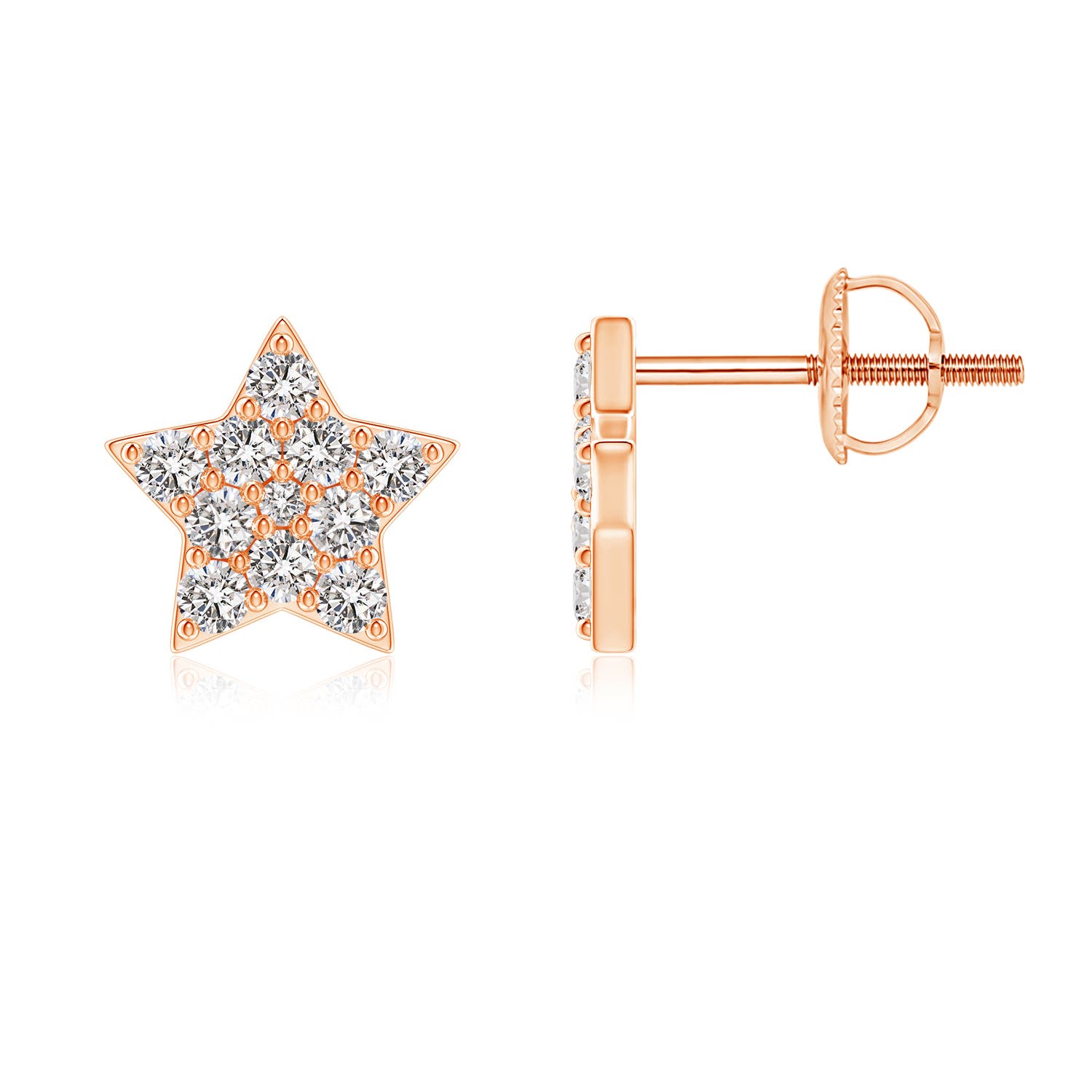 I-J, I1-I2 / 0.51 CT / 14 KT Rose Gold