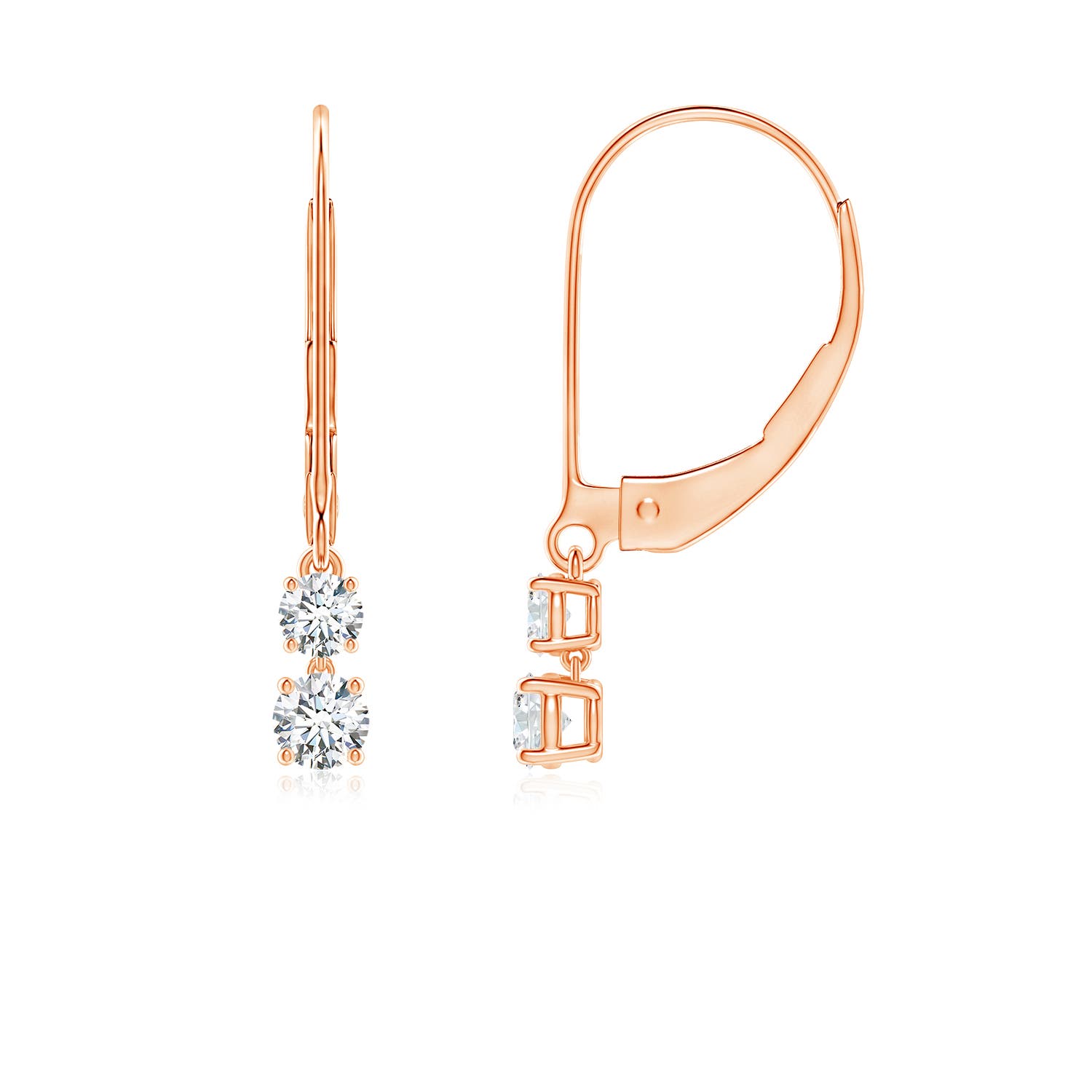 G, VS2 / 0.35 CT / 14 KT Rose Gold