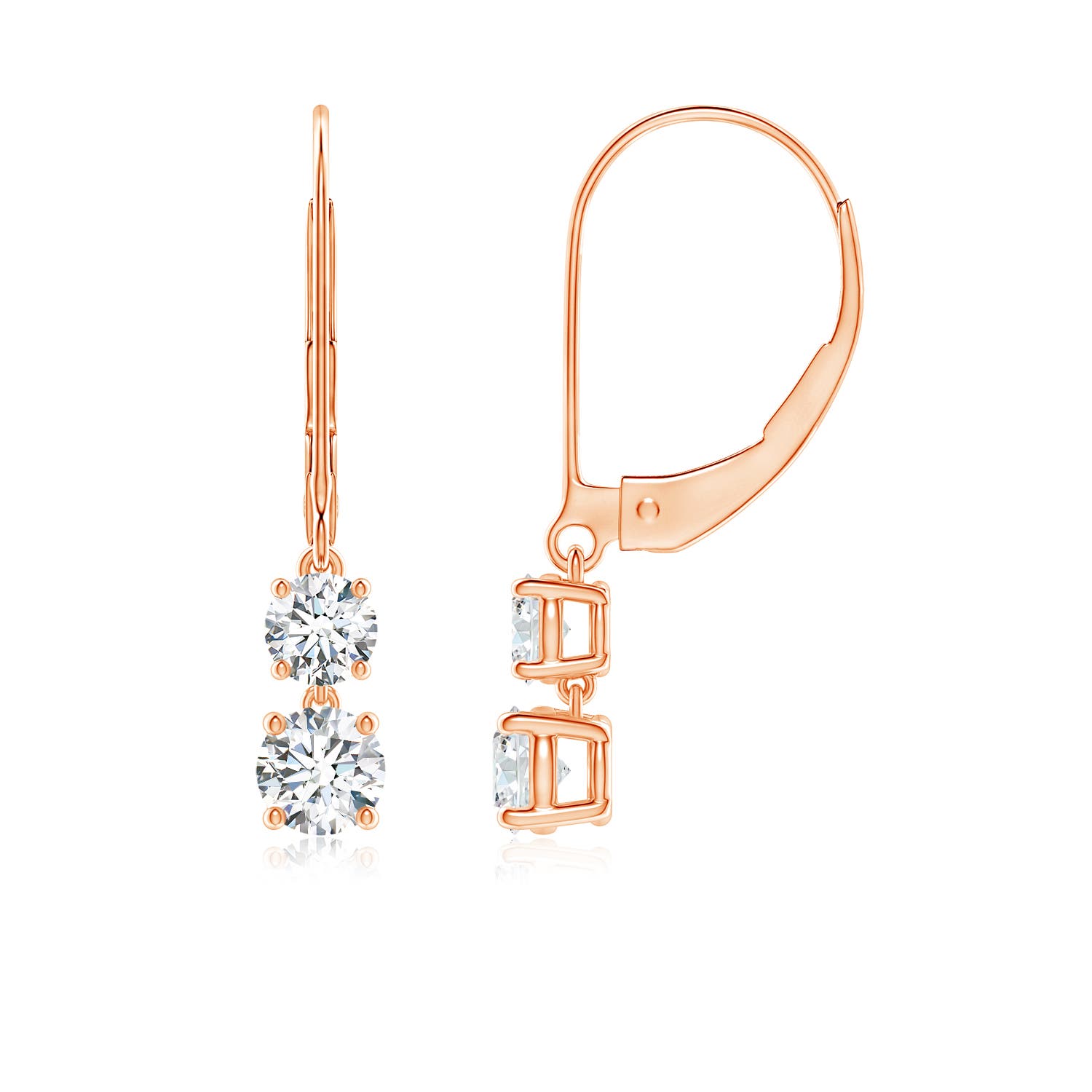 G, VS2 / 0.78 CT / 14 KT Rose Gold