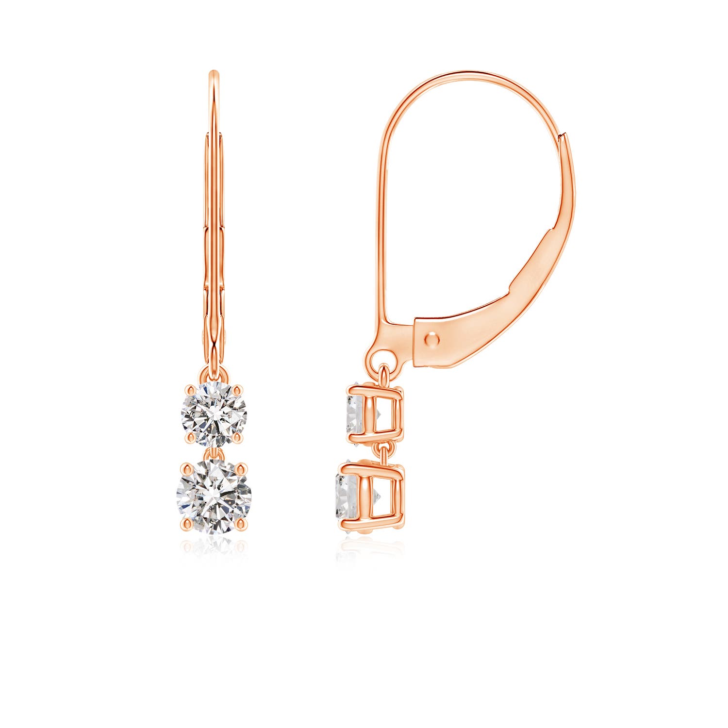 I-J, I1-I2 / 0.53 CT / 14 KT Rose Gold