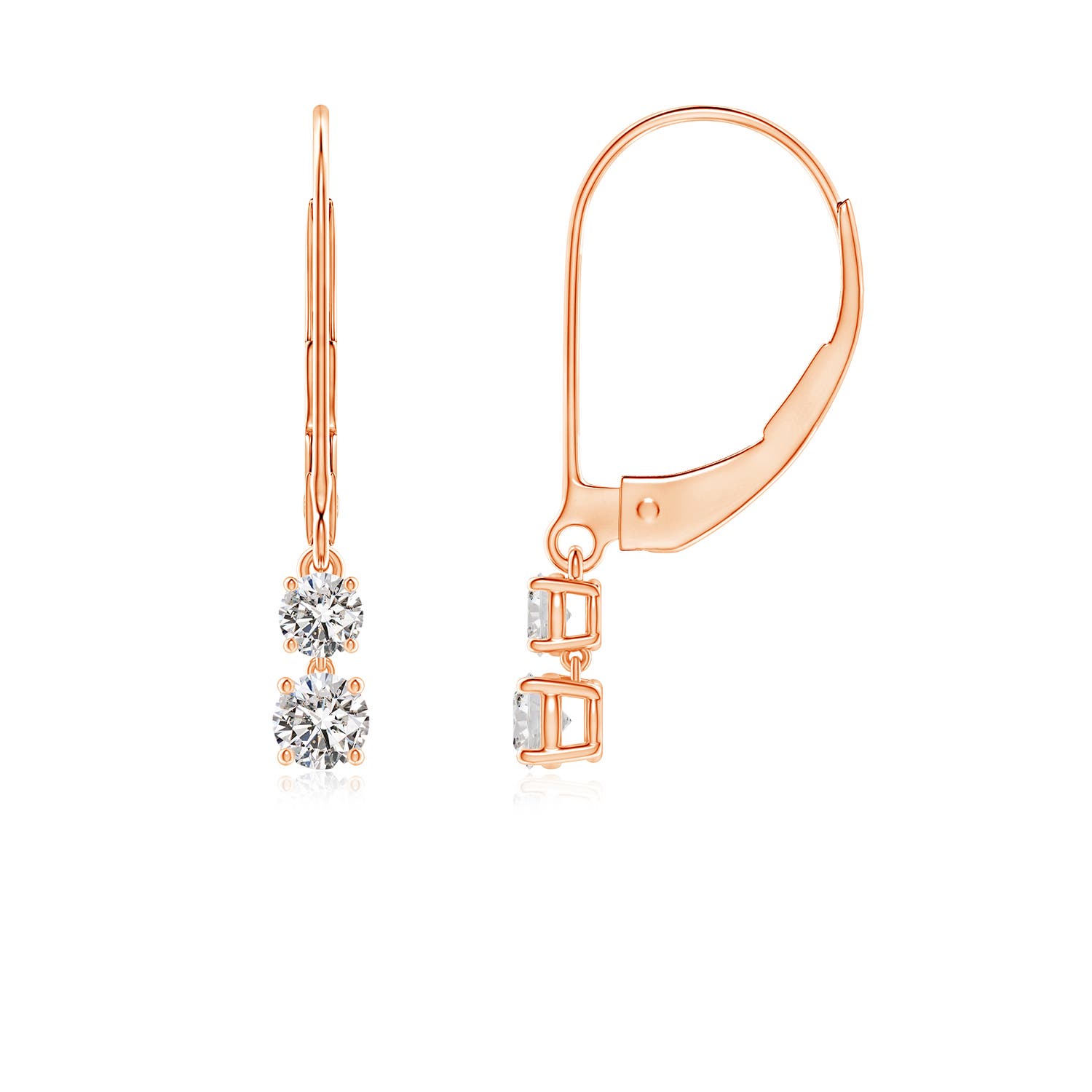 I-J, I1-I2 / 0.35 CT / 14 KT Rose Gold