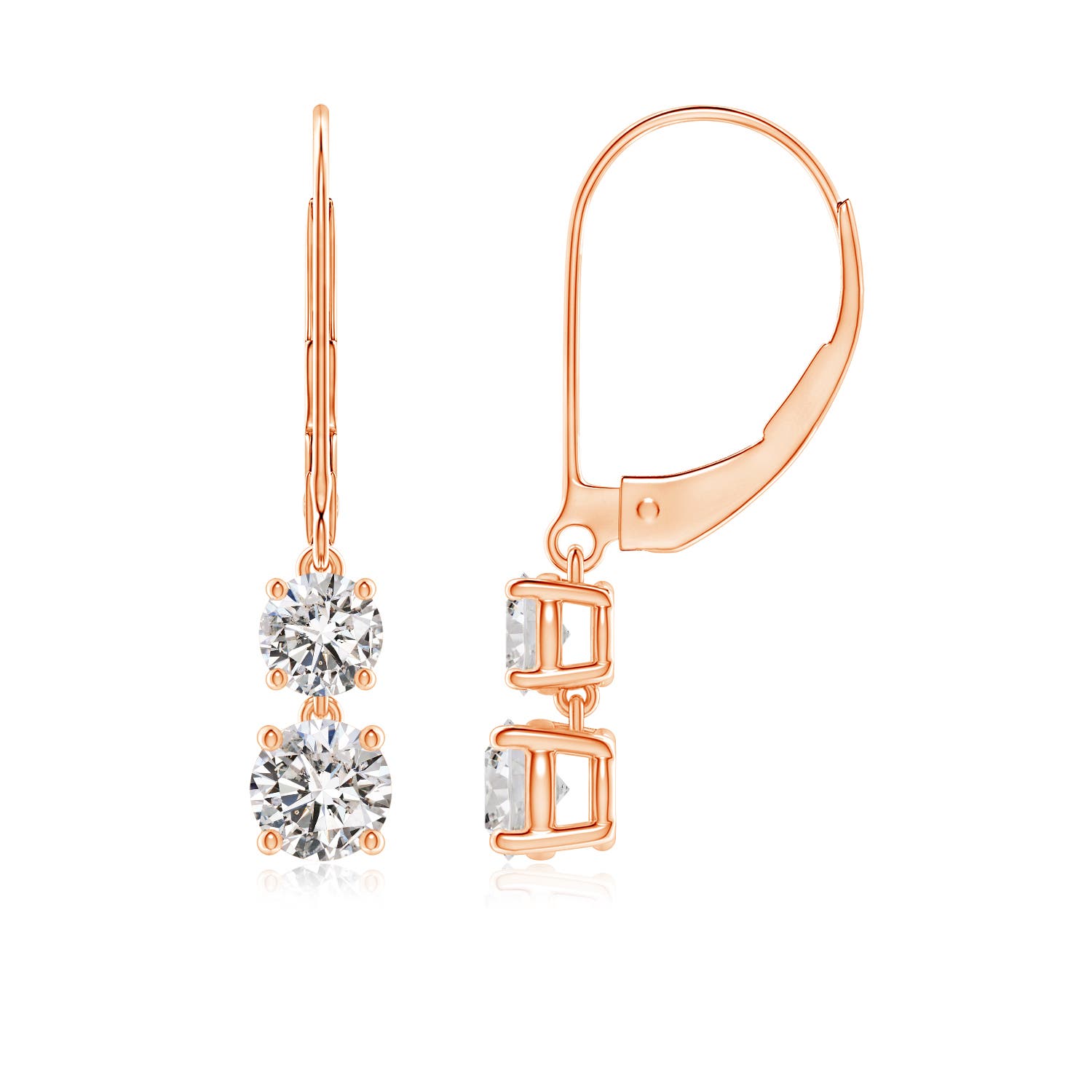 I-J, I1-I2 / 1.01 CT / 14 KT Rose Gold